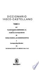 Diccionario vasco-castellano