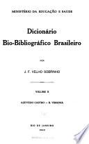 Dicionário bio-bibliografico brasileiro ...: Aze-Bv