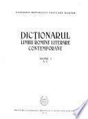 Dicționarul limbii romîne literare contemporane