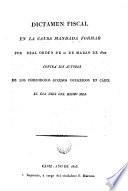 Dictamen fiscal en la causa mandada formar por Real Orden de 21 de marzo de 1820 contra los autores de los horrorosos sucesos ocurridos en Cádiz el día diez del mismo mes