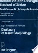 Dictionary of Insect Morphology