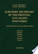 Dictionary of the Printing and Allied Industries