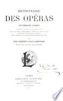 Dictionnaire des opéres