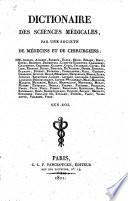 Dictionnaire des sciences médicales
