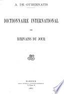 Dictionnaire international des écrivains du jour