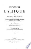 Dictionnaire lyrique