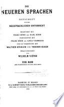 Die Neueren Sprachen