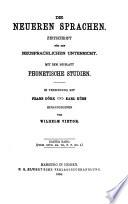 Die Neueren Sprachen