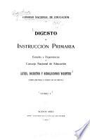 Digesto de instruccion primaria