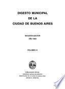 Digesto municipal de la ciudad de Buenos Aires
