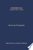 Dionisíacas. Cantos XXV-XXXVI