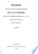 Diputacion General de los Anos 1822 y 1823. Legislatura de 1822