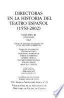 Directoras en la historia del teatro español, 1550-2002: 1930-2002, M-Z