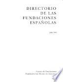 Directorio de las fundaciones españolas