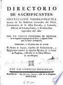 Directorio de sacrificantes