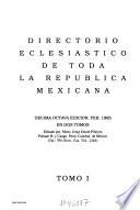 Directorio eclesiastico de toda la republica Mexicana