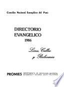 Directorio evangélico 1986