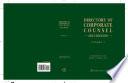Directory of Corporate Counsel, 2023 Edition