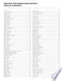 Directory of Pennsylvania Artists in Education