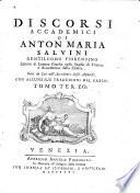 Discorsi accademici
