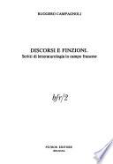 Discorsi e finzioni