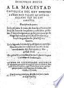 Discurso breve en dos partes: 1. del auxilio y proteccion real en favor de los pobres y miserables personas (etc.) 2. de la obligacion correspectiva de todas los vassallos (etc.)