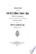 Discurso en elogio del Ilmo. Sr. D. Manuel Tamayo y Baus