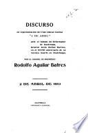 Discurso en representación del Club liberal central 2 de abril ante el túmulo del reformador de Guatemala, general Justo Rufino Barrios