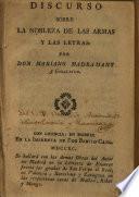 Discurso sobre la nobleza de las armas y las letras