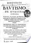 Discursos del Bautismo de Nuestra Señora