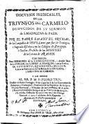 Discursos predicables, en los triumfos del Carmelo