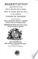 Disertacion descriptiva de la hilaza de la seda