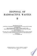 Disposal of Radioactive Wastes