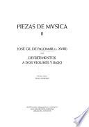Divertimentos a dos violines y baxo