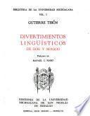 Divertimientos lingüísticos de Gog y Magog