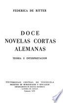 Doce novelas cortas alemanas