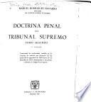 Doctrina penal del Tribunal Supremo
