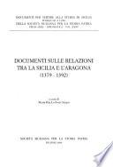 Documenti sulle relazioni tra la Sicilia e l'Aragona, 1379-1392