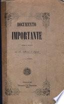 Documento importante sobre el negocio del Sr. Moreno de Tejada