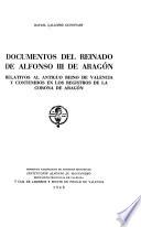 Documentos del reinado de Alfonso III de Aragón