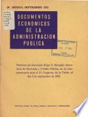 Documentos económicos de la administración pública