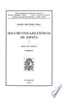 Documentos lingüísticos de España