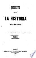 Documentos para la historia de Méjico