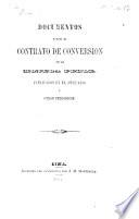 Documentos sobre el contrato de conversion de la moneda feble