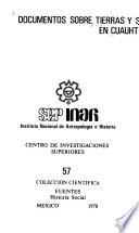 Documentos sobre tierras y señorio en Cuauhtinchan