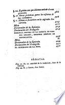 Dominicas, ferias y fiestas movibles del año christiano de España