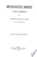 Don Juan Bautista Diamante y sus comedias