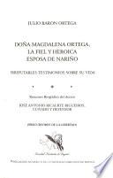 Doña Magdalena Ortega, la fiel y heróica esposa de Nariño