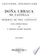 Doña Urraca de Castilla