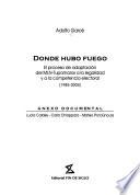 Donde hubo fuego
